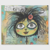 ArtLady 4 Bezaubernd und bekümmert Geschenkpapier (Flach)