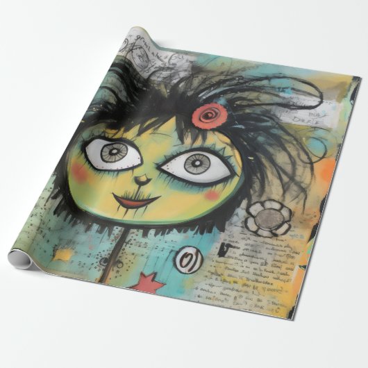 ArtLady 4 Bezaubernd und bekümmert Geschenkpapier (Ungerollt)