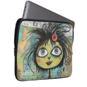 ArtLady 4 Bezaubernd und bekümmert Laptopschutzhülle (Vorne Rechts)