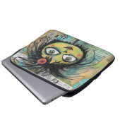 ArtLady 4 Bezaubernd und bekümmert Laptopschutzhülle (Vorne Knopf)