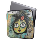 ArtLady 4 Bezaubernd und bekümmert Laptopschutzhülle (Vorderseite Links)