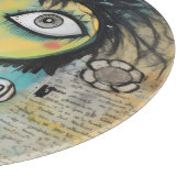 ArtLady 4 Bezaubernd und bekümmert Schneidebrett (Ecke)