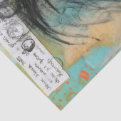 ArtLady 4 Bezaubernd und bekümmert Seidenpapier (Detail)