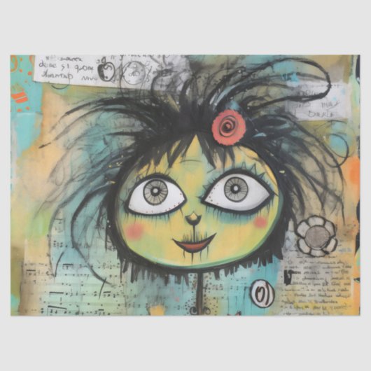 ArtLady 4 Bezaubernd und bekümmert Seidenpapier (Vorderseite)