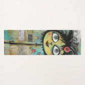 ArtLady 4 Bezaubernd und bekümmert Yogamatte (Rückseite (Horizontal))