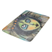 ArtLady 5 Bezaubernd und bekümmert Badematte (Schrägansicht)