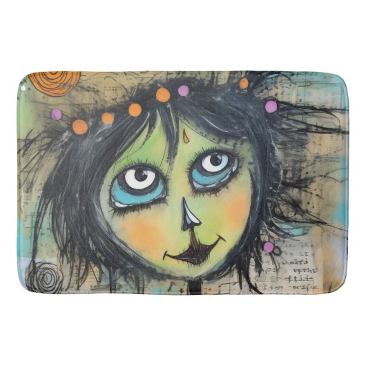 ArtLady 5 Bezaubernd und bekümmert Badematte (Vorderseite)