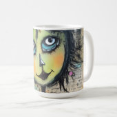 ArtLady 5 Bezaubernd und bekümmert Kaffeetasse (VorderseiteRechts)