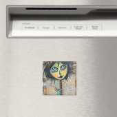 ArtLady 5 Bezaubernd und bekümmert Magnet (In Situ (Geschirrspüler))