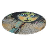 ArtLady 5 Bezaubernd und bekümmert Schneidebrett (Ecke)