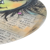 ArtLady 5 Bezaubernd und bekümmert Schneidebrett (Ecke)