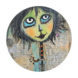 ArtLady 5 Bezaubernd und bekümmert Schneidebrett