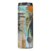 ArtLady 5 Bezaubernd und bekümmert Thermosbecher (Rückseite)