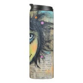 ArtLady 5 Bezaubernd und bekümmert Thermosbecher (Nach rechts gedreht)