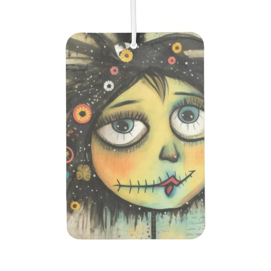 ArtLady 6 Bezaubernd und bekümmert Autolufterfrischer (Vorderseite)