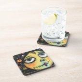ArtLady 6 Bezaubernd und bekümmert Getränkeuntersetzer (Rechte Seite)