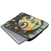 ArtLady 6 Bezaubernd und bekümmert Laptopschutzhülle (Vorne Knopf)