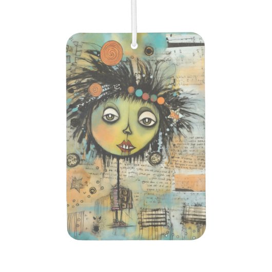 ArtLady 7 Bezaubernd und bekümmert Autolufterfrischer (Vorderseite)