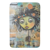 ArtLady 7 Bezaubernd und bekümmert Badematte (Vorderseite Vertikal)