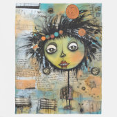 ArtLady 7 Bezaubernd und bekümmert Fleecedecke (Vorderseite)