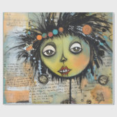 ArtLady 7 Bezaubernd und bekümmert Geschenkpapier (Flach)