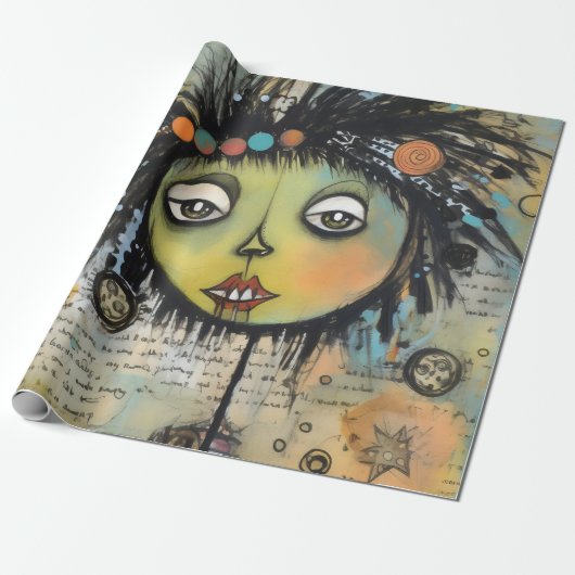 ArtLady 7 Bezaubernd und bekümmert Geschenkpapier (Ungerollt)