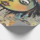 ArtLady 7 Bezaubernd und bekümmert Geschenkpapier (Ecke)