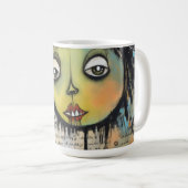 ArtLady 7 Bezaubernd und bekümmert Kaffeetasse (VorderseiteRechts)