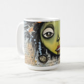 ArtLady 7 Bezaubernd und bekümmert Kaffeetasse (Vorderseite Links)