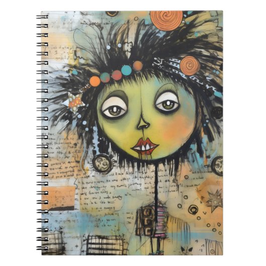 ArtLady 7 Bezaubernd und bekümmert Notizblock (Vorderseite)
