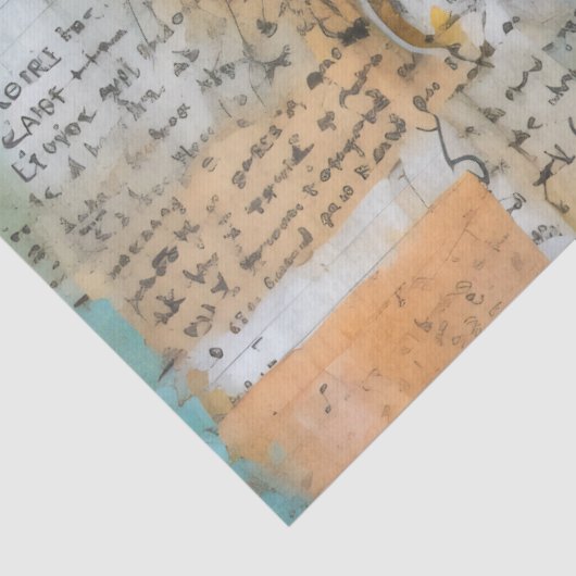 ArtLady 7 Bezaubernd und bekümmert Seidenpapier (Detail)