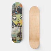 ArtLady 7 Bezaubernd und bekümmert Skateboard (Vorderseite)