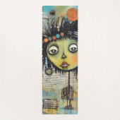 ArtLady 7 Bezaubernd und bekümmert Yogamatte (Rückseite)