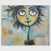 ArtLady 9 Bezaubernd und bekümmert Geschenkpapier (Flach)