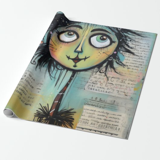 ArtLady 9 Bezaubernd und bekümmert Geschenkpapier (Ungerollt)