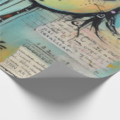 ArtLady 9 Bezaubernd und bekümmert Geschenkpapier (Ecke)