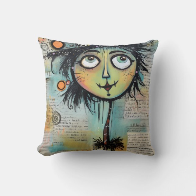 ArtLady 9 Bezaubernd und bekümmert Kissen (Vorderseite)