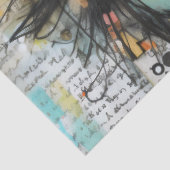 ArtLady Charming und bekümmert Seidenpapier (Detail)