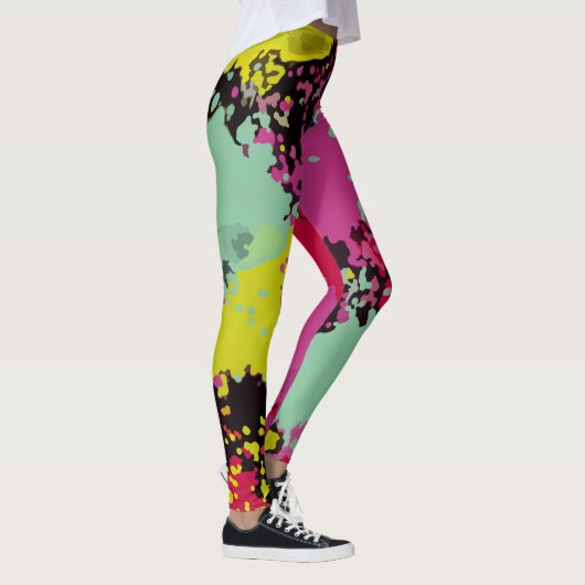 Artmixer (abstrakte Farbmode) #15 Leggings (Rechts)