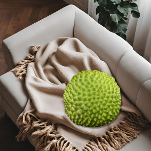 Artocarpus Camansi Botanisches Rundpilz Rundes Kissen