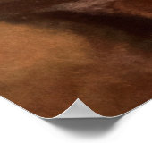 Artois Hound - Dog Portrait Poster (Ecke)