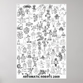 Artomatic Robots 2009 Poster 2 (Vorne)