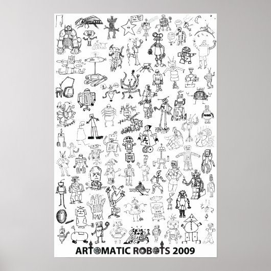 Artomatic Robots 2009 Poster 2 (Vorne)