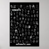 Artomatic Robots 2009 Poster 3 - Black Edition (Vorne)