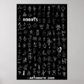 Artomatic Robots 2009 Poster 4 - Black Edition (Vorne)