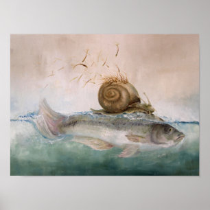 ArtPoster BaumSchneckenFisch Poster
