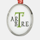 Artree Silbernes Ornament (Links)