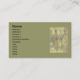 Arts Business Card Visitenkarte