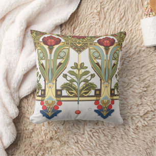 Arts & Crafts Craftsman- und Mission-Stil floral Kissen