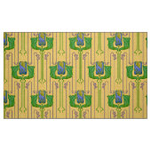 Arts & Crafts Stil Tulpen Blumiges Muster Stoff (Fat Quarter (45,7 x 55,9 cm))